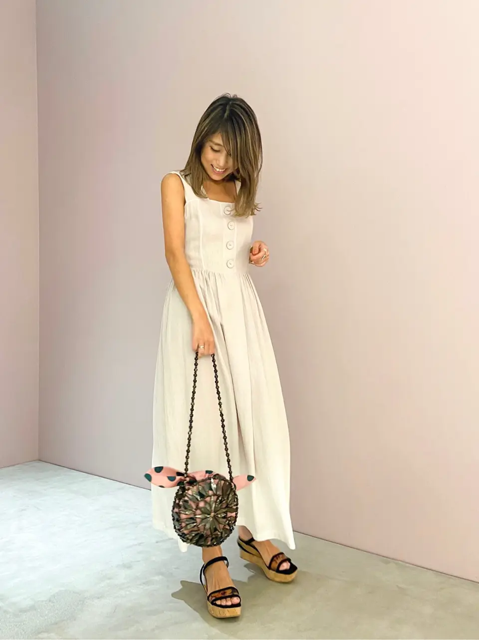 ORIGINATED IN GRACE CONTINENTAL yukimi yonee コーディネート画像