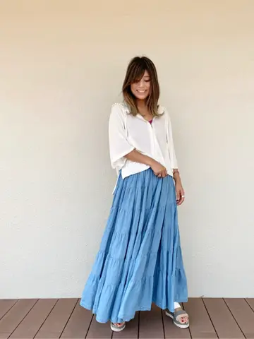 ORIGINATED IN GRACE CONTINENTAL yukimi yonee コーディネート画像