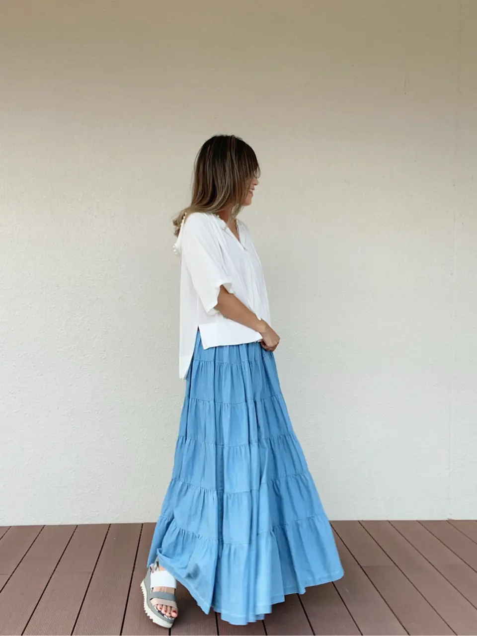 ORIGINATED IN GRACE CONTINENTAL yukimi yonee コーディネート画像