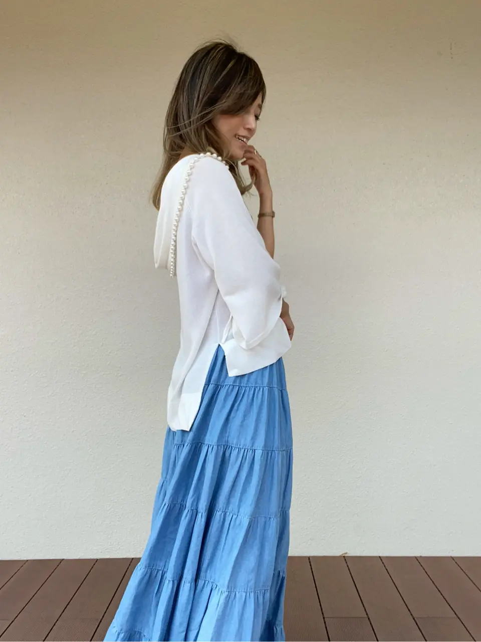 ORIGINATED IN GRACE CONTINENTAL yukimi yonee コーディネート画像