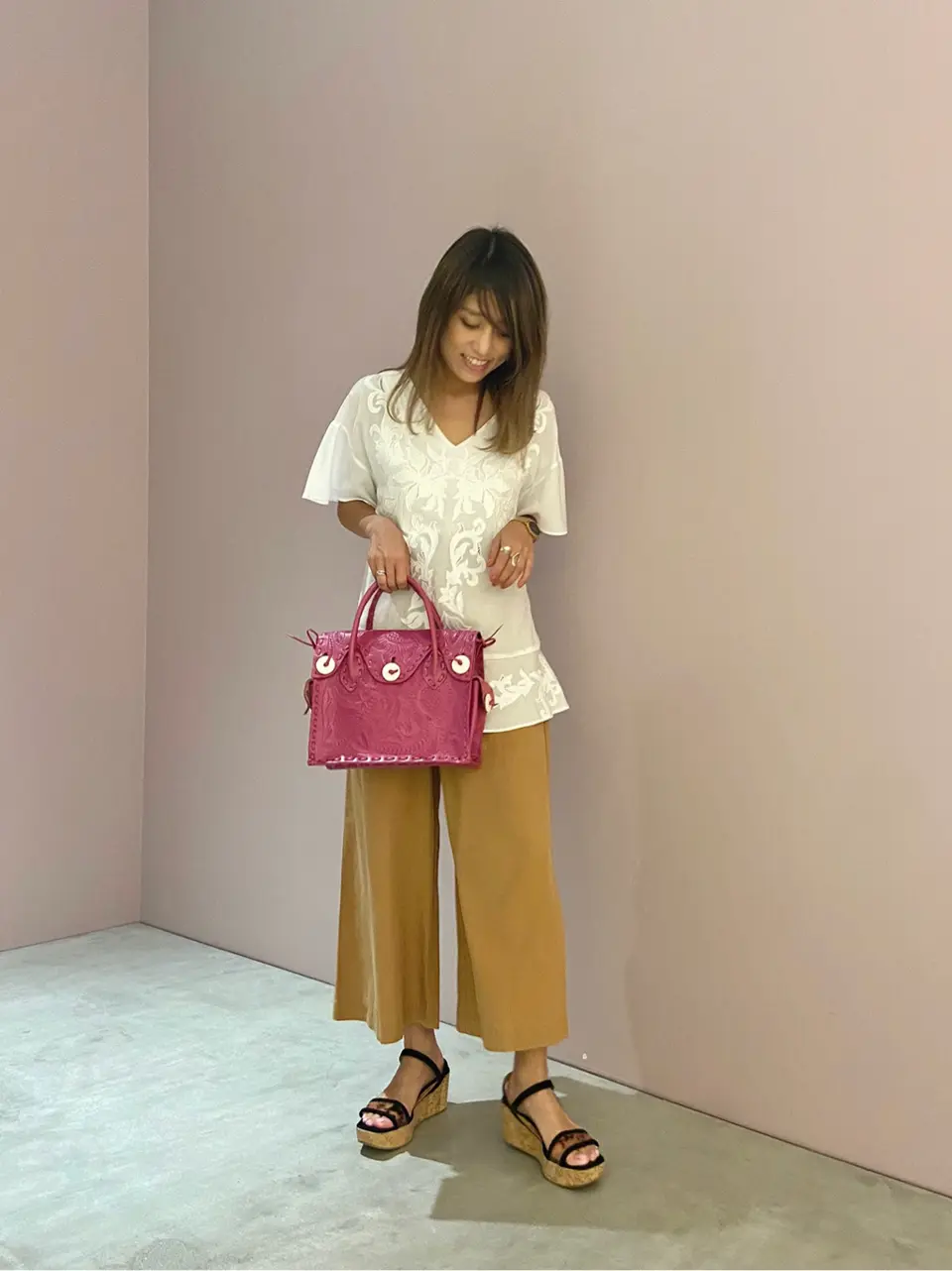 ORIGINATED IN GRACE CONTINENTAL yukimi yonee コーディネート画像