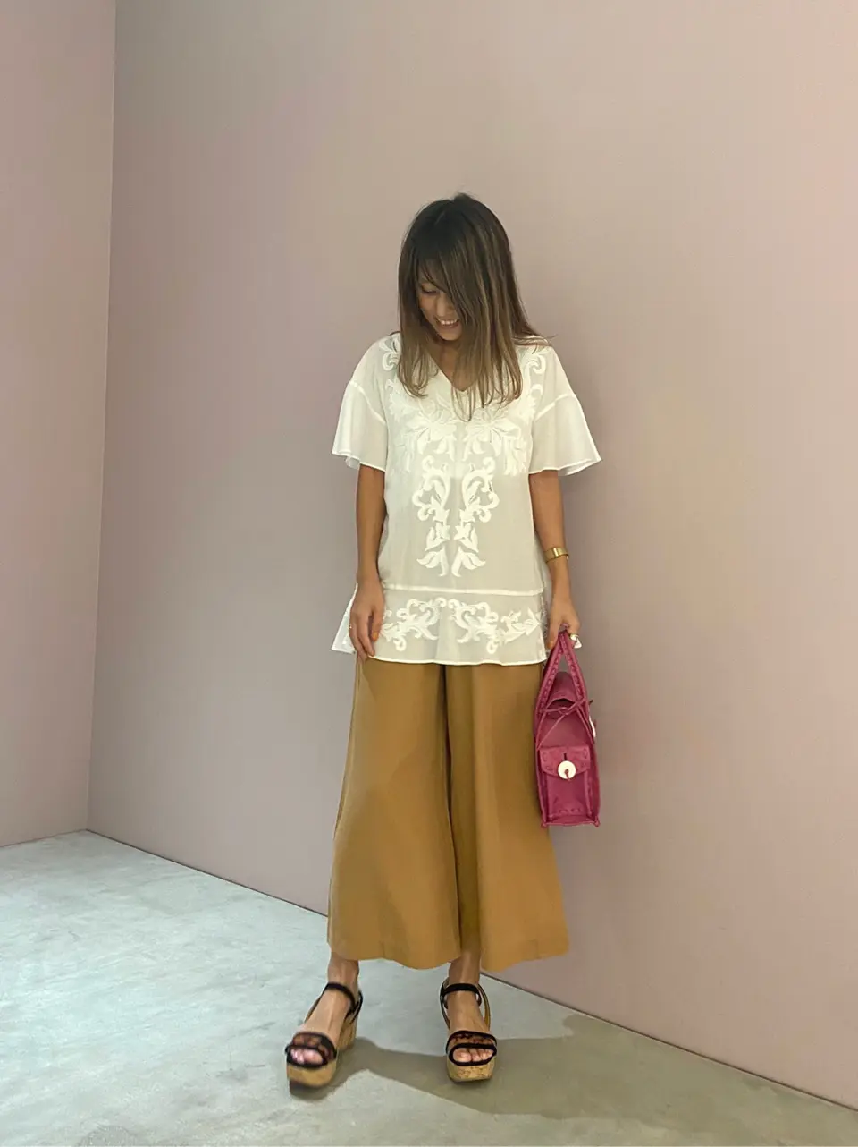 ORIGINATED IN GRACE CONTINENTAL yukimi yonee コーディネート画像