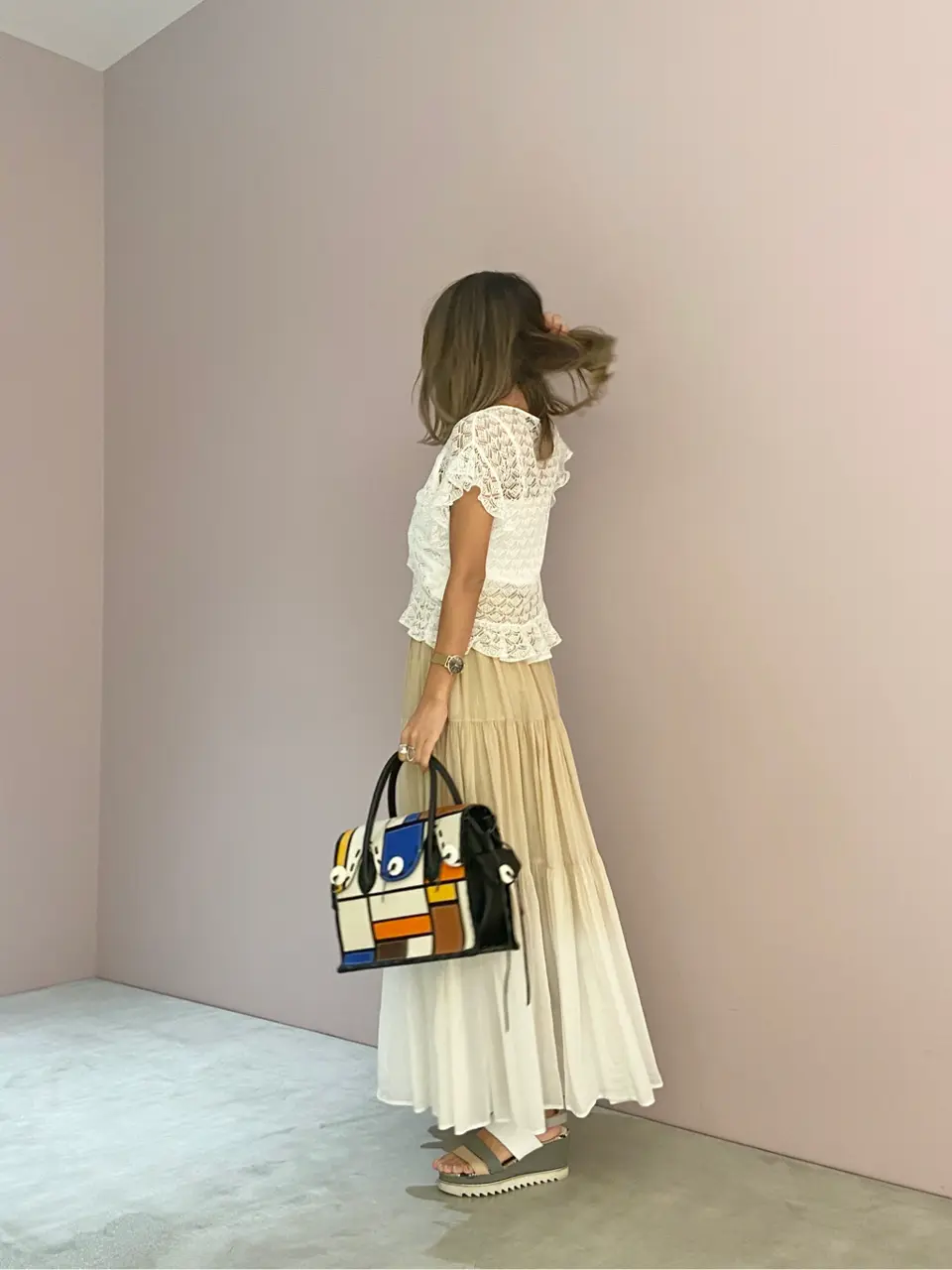 ORIGINATED IN GRACE CONTINENTAL yukimi yonee コーディネート画像