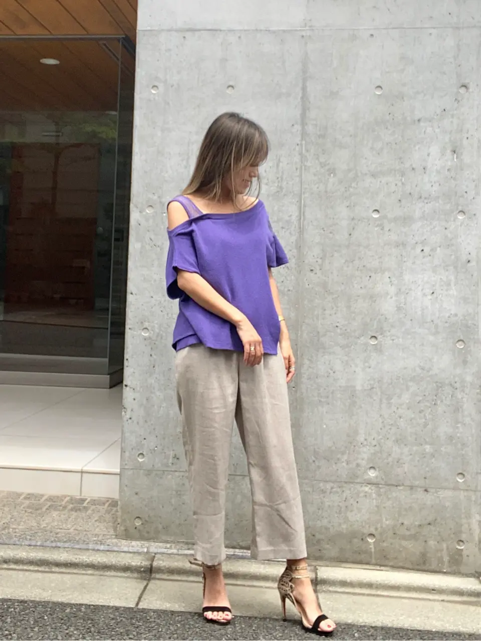 ORIGINATED IN GRACE CONTINENTAL yukimi yonee コーディネート画像