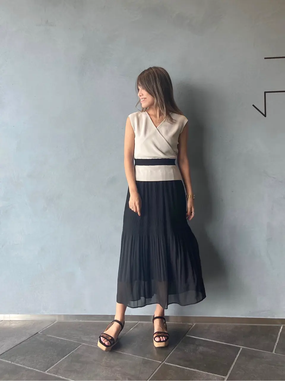 ORIGINATED IN GRACE CONTINENTAL yukimi yonee コーディネート画像