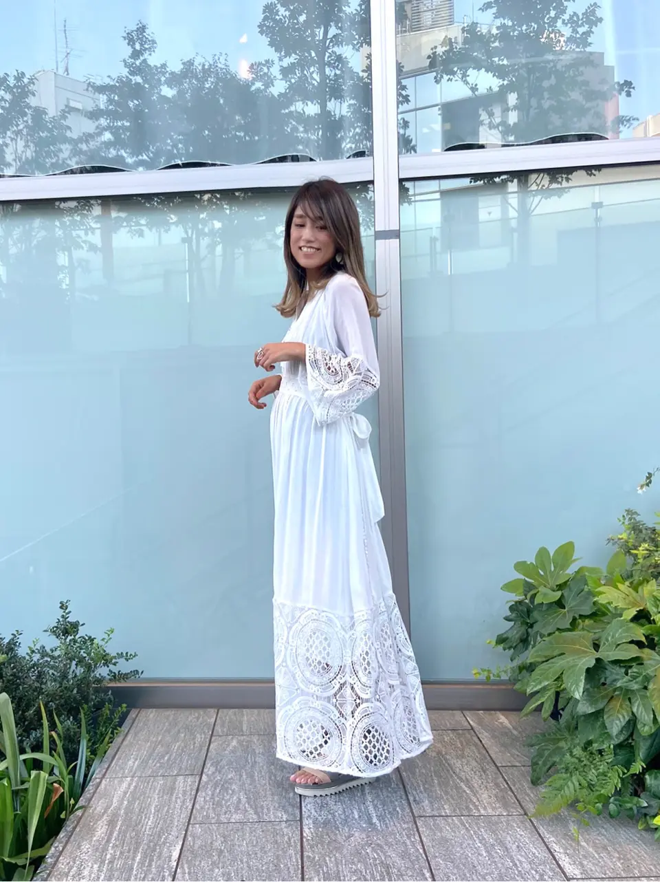 ORIGINATED IN GRACE CONTINENTAL yukimi yonee コーディネート画像