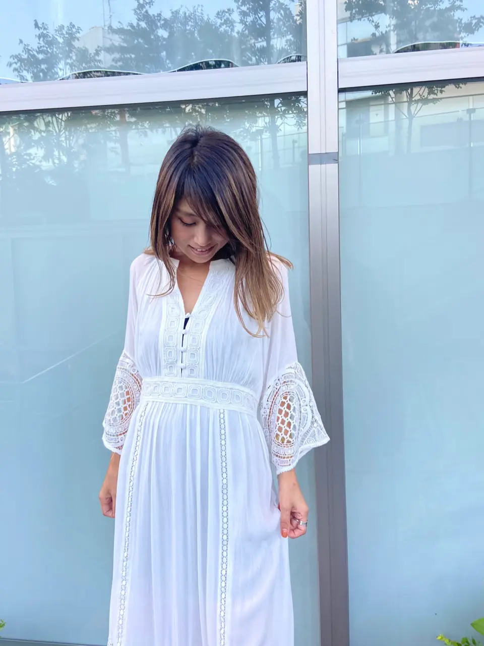 ORIGINATED IN GRACE CONTINENTAL yukimi yonee コーディネート画像