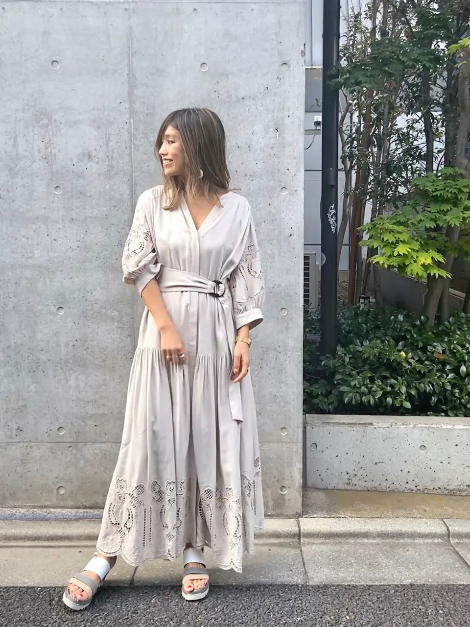 ORIGINATED IN GRACE CONTINENTAL yukimi yonee コーディネート画像