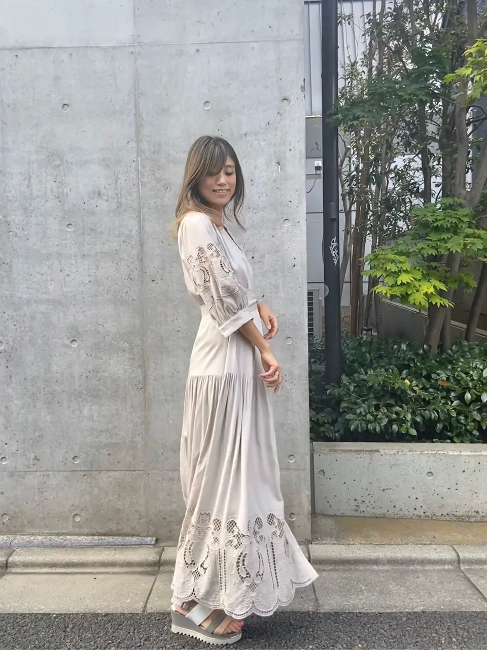 ORIGINATED IN GRACE CONTINENTAL yukimi yonee コーディネート画像