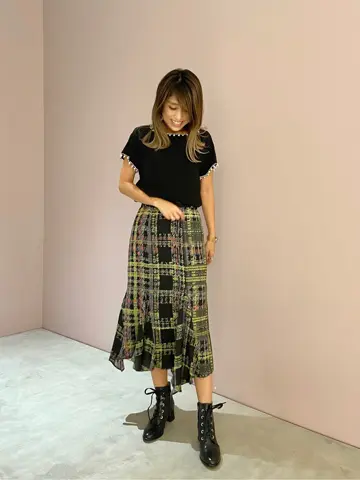 ORIGINATED IN GRACE CONTINENTAL yukimi yonee コーディネート画像