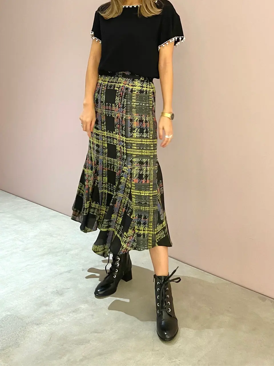 ORIGINATED IN GRACE CONTINENTAL yukimi yonee コーディネート画像