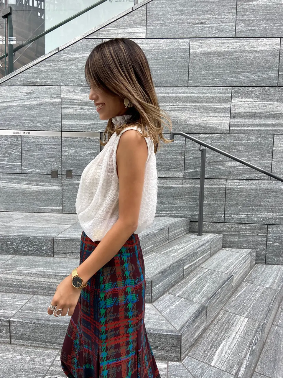 ORIGINATED IN GRACE CONTINENTAL yukimi yonee コーディネート画像