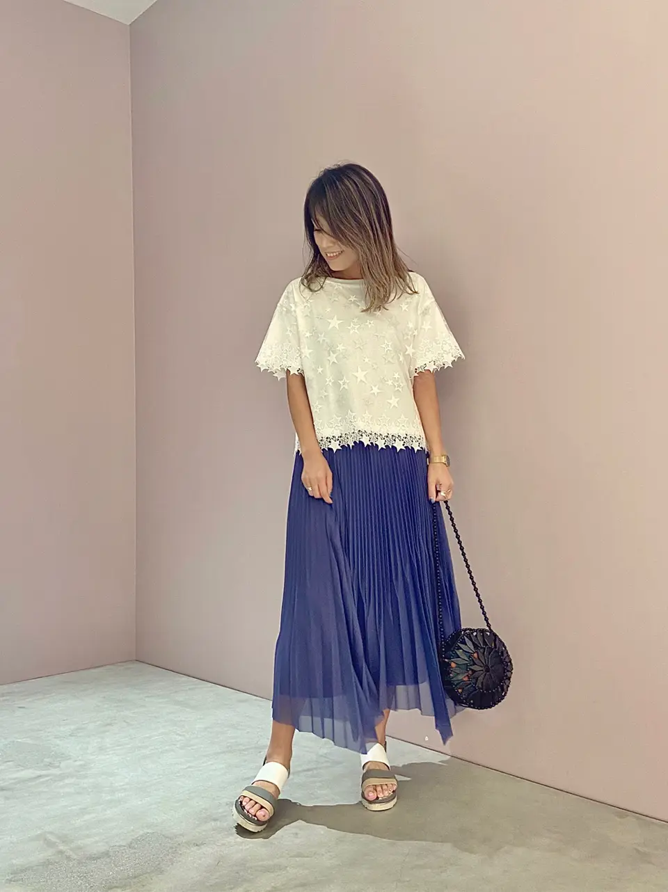 ORIGINATED IN GRACE CONTINENTAL yukimi yonee コーディネート画像