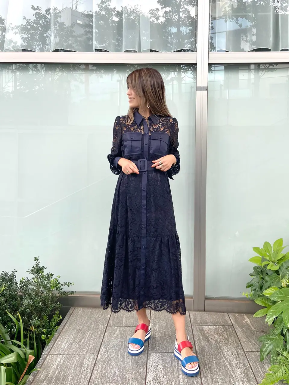 ORIGINATED IN GRACE CONTINENTAL yukimi yonee コーディネート画像