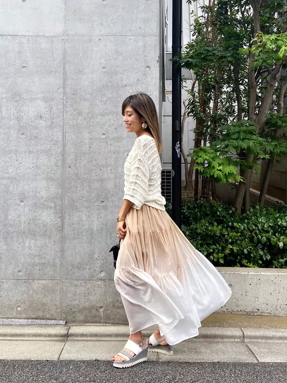 ORIGINATED IN GRACE CONTINENTAL yukimi yonee コーディネート画像