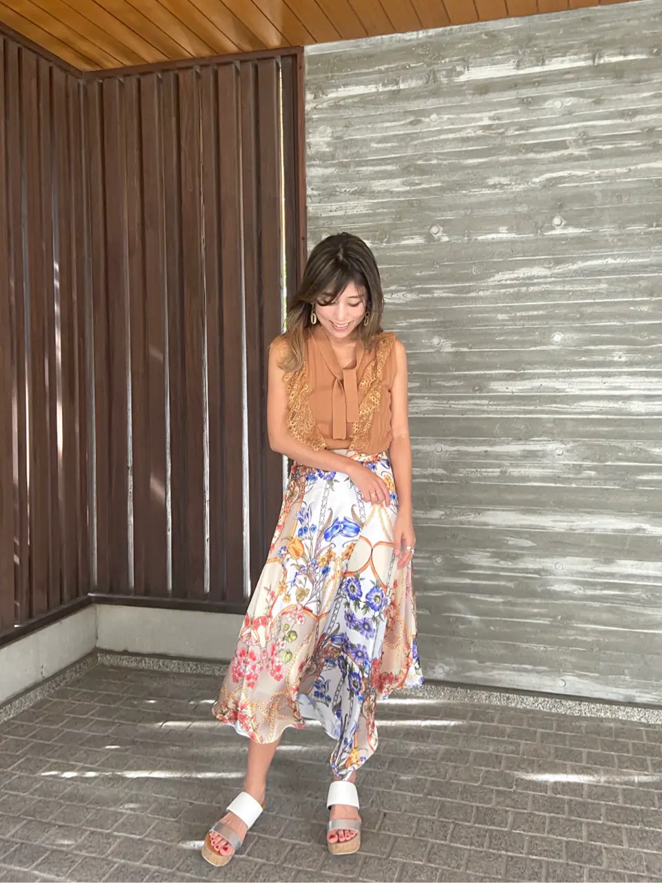 ORIGINATED IN GRACE CONTINENTAL yukimi yonee コーディネート画像