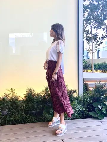 ORIGINATED IN GRACE CONTINENTAL yukimi yonee コーディネート画像