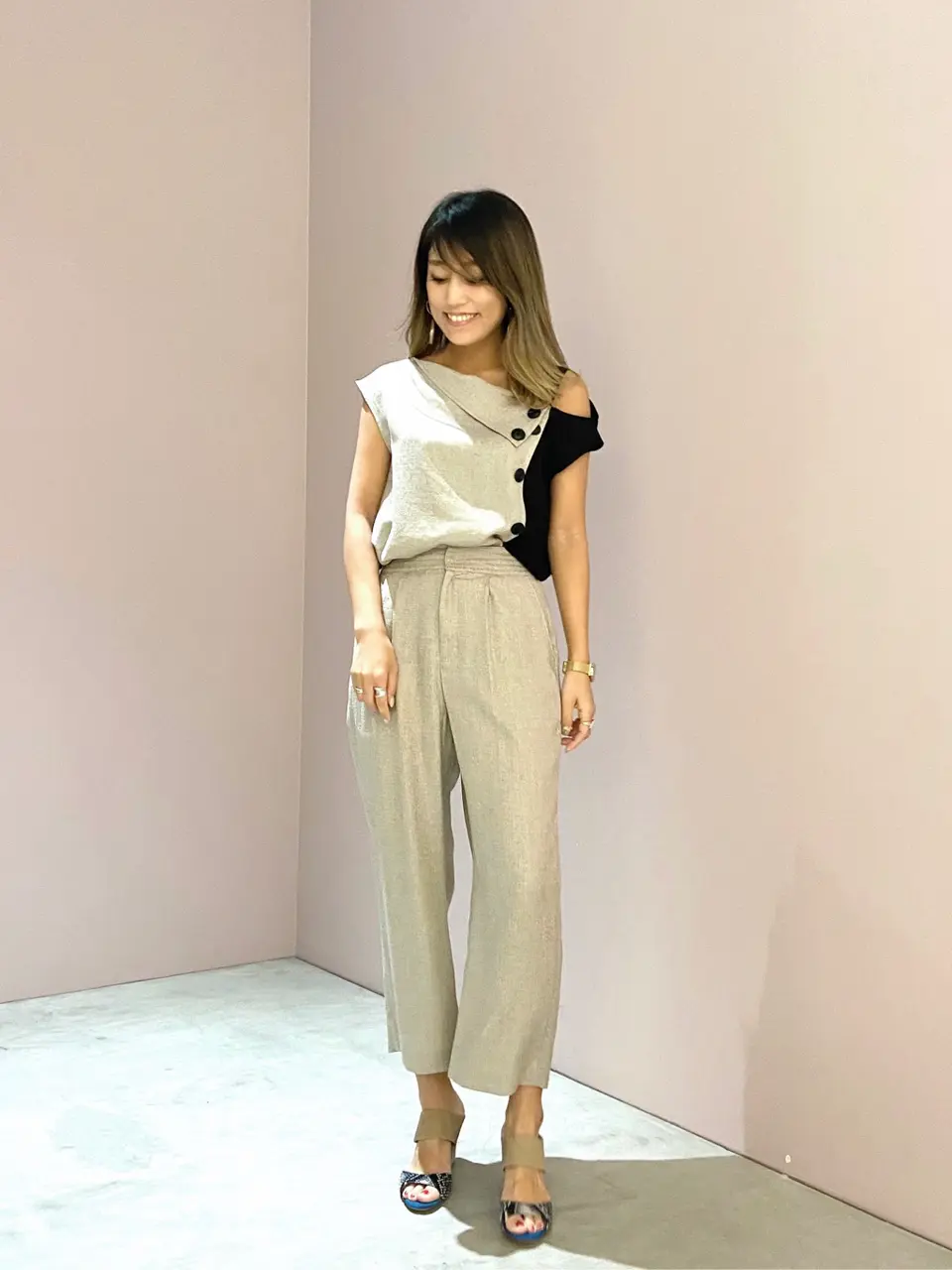 ORIGINATED IN GRACE CONTINENTAL yukimi yonee コーディネート画像