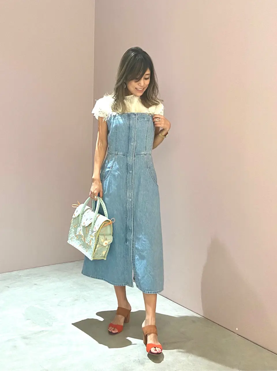 ORIGINATED IN GRACE CONTINENTAL yukimi yonee コーディネート画像