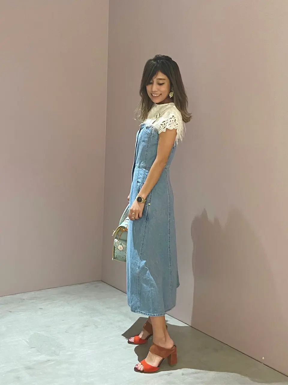 ORIGINATED IN GRACE CONTINENTAL yukimi yonee コーディネート画像