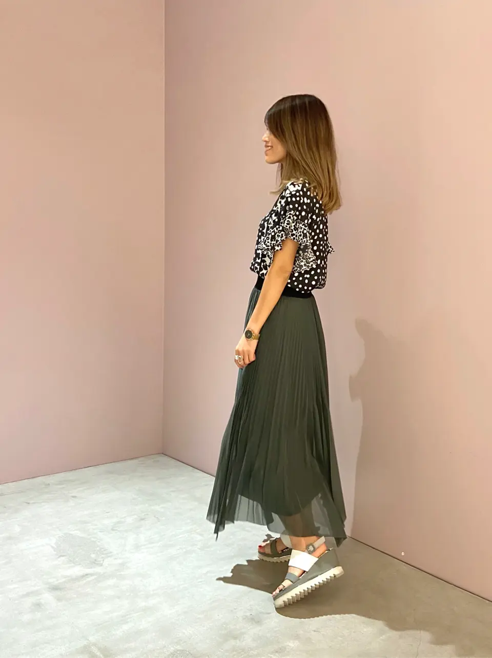 ORIGINATED IN GRACE CONTINENTAL yukimi yonee コーディネート画像