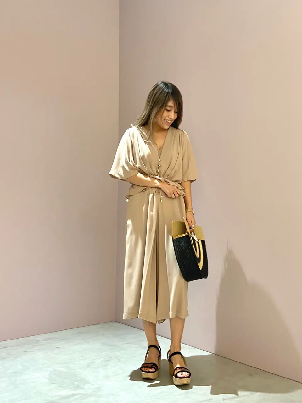 ORIGINATED IN GRACE CONTINENTAL yukimi yonee コーディネート画像