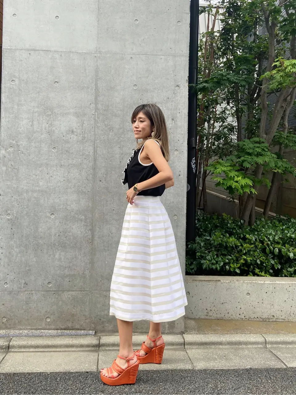 ORIGINATED IN GRACE CONTINENTAL yukimi yonee コーディネート画像