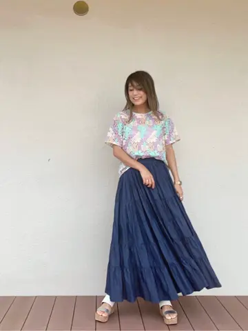 ORIGINATED IN GRACE CONTINENTAL yukimi yonee コーディネート画像