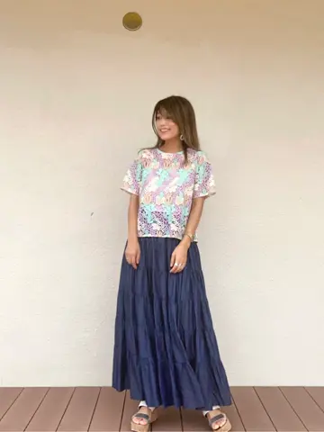 ORIGINATED IN GRACE CONTINENTAL yukimi yonee コーディネート画像