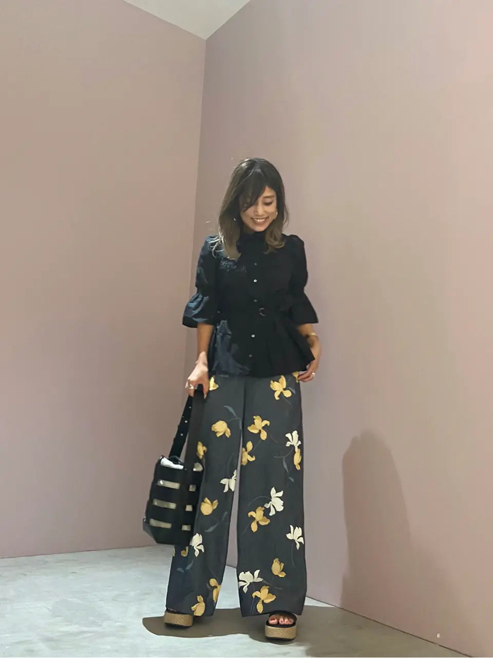 ORIGINATED IN GRACE CONTINENTAL yukimi yonee コーディネート画像