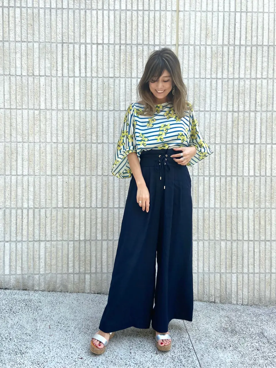 ORIGINATED IN GRACE CONTINENTAL yukimi yonee コーディネート画像