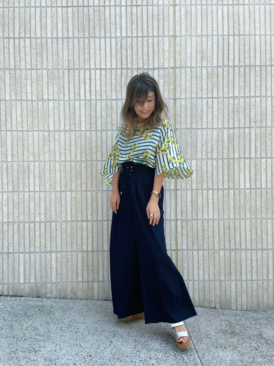 ORIGINATED IN GRACE CONTINENTAL yukimi yonee コーディネート画像