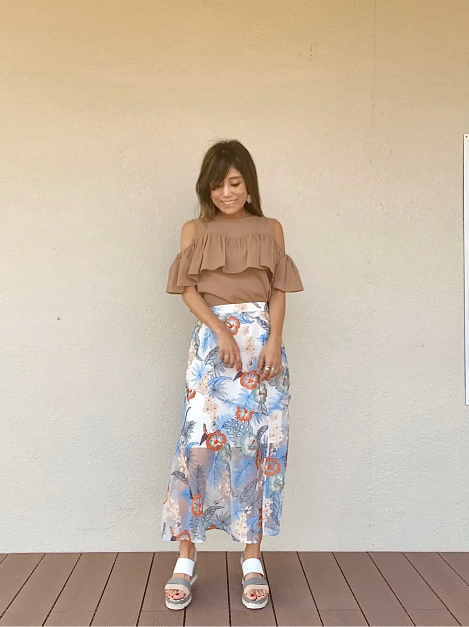 ORIGINATED IN GRACE CONTINENTAL yukimi yonee コーディネート画像