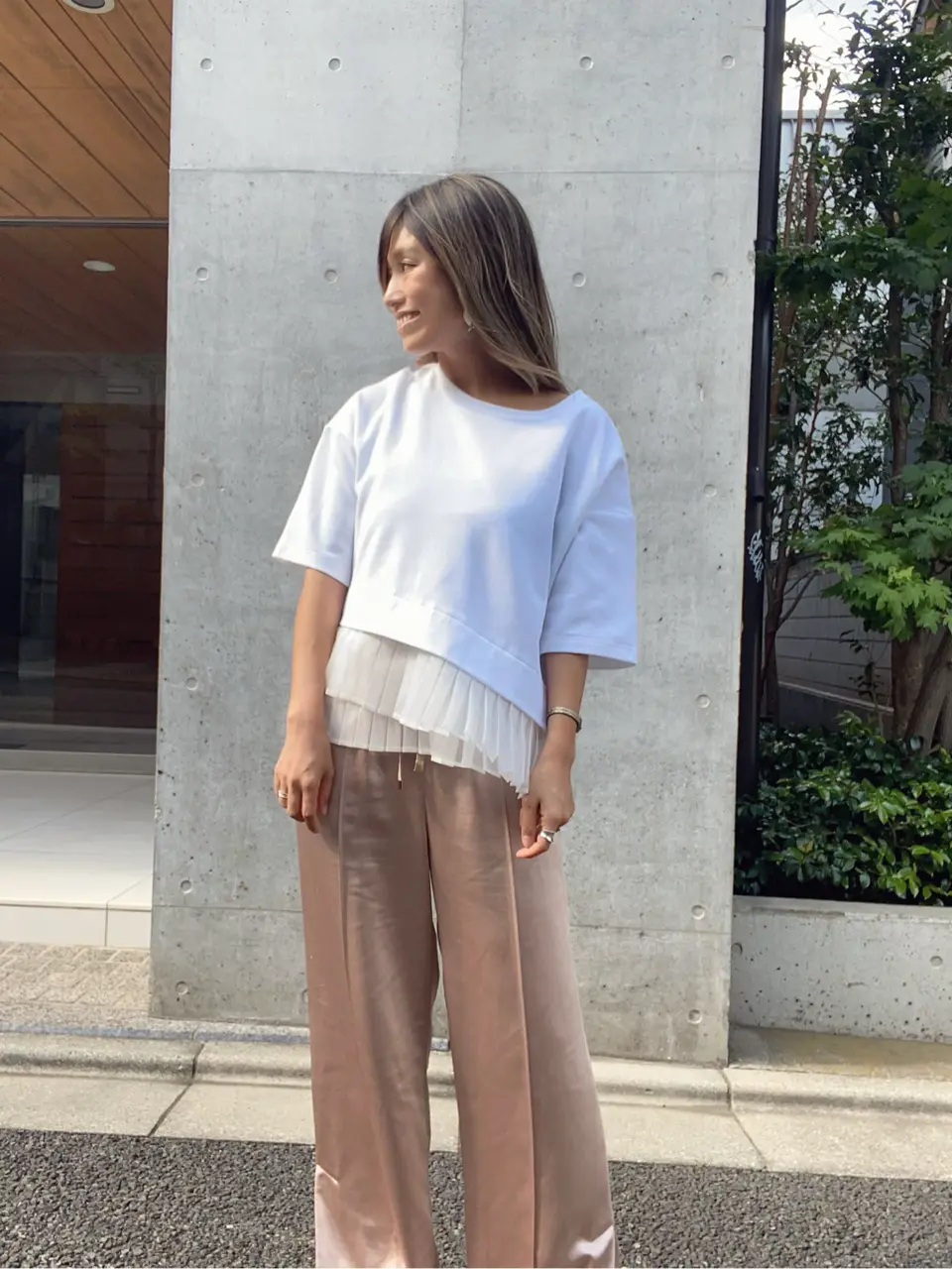 ORIGINATED IN GRACE CONTINENTAL yukimi yonee コーディネート画像