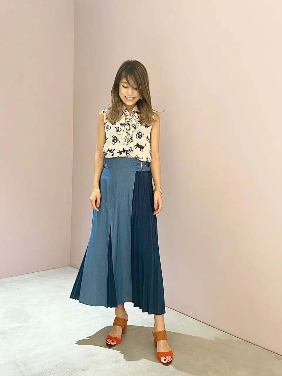 ORIGINATED IN GRACE CONTINENTAL yukimi yonee コーディネート画像