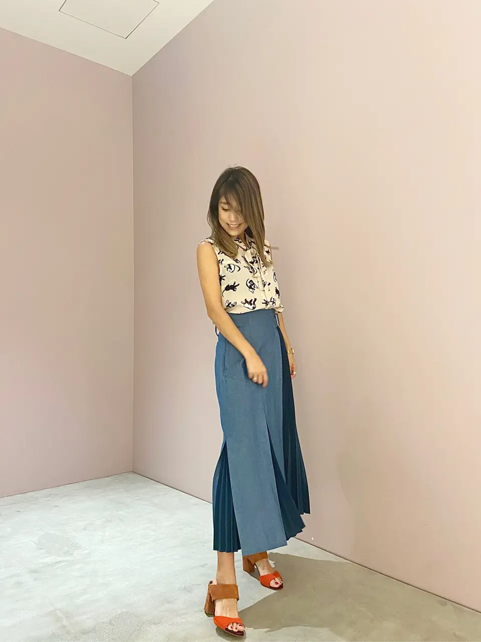 ORIGINATED IN GRACE CONTINENTAL yukimi yonee コーディネート画像