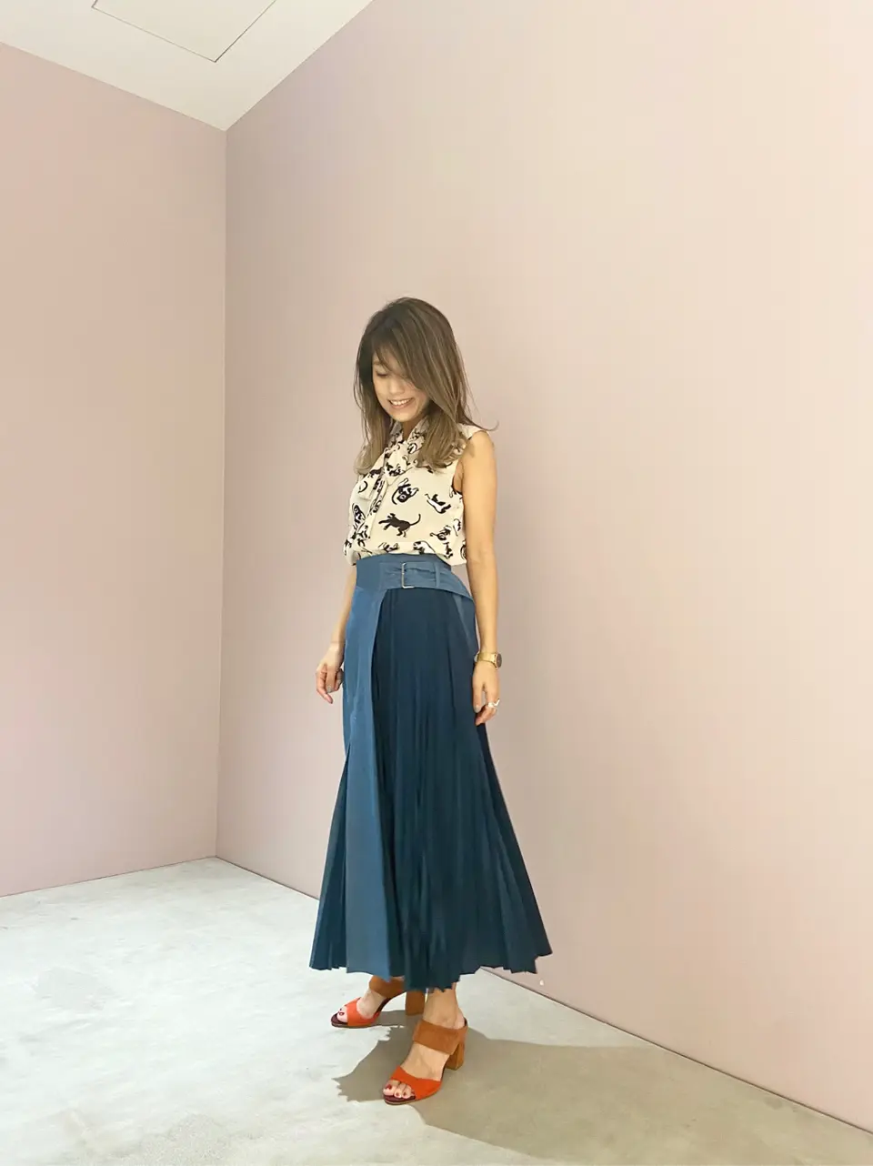 ORIGINATED IN GRACE CONTINENTAL yukimi yonee コーディネート画像