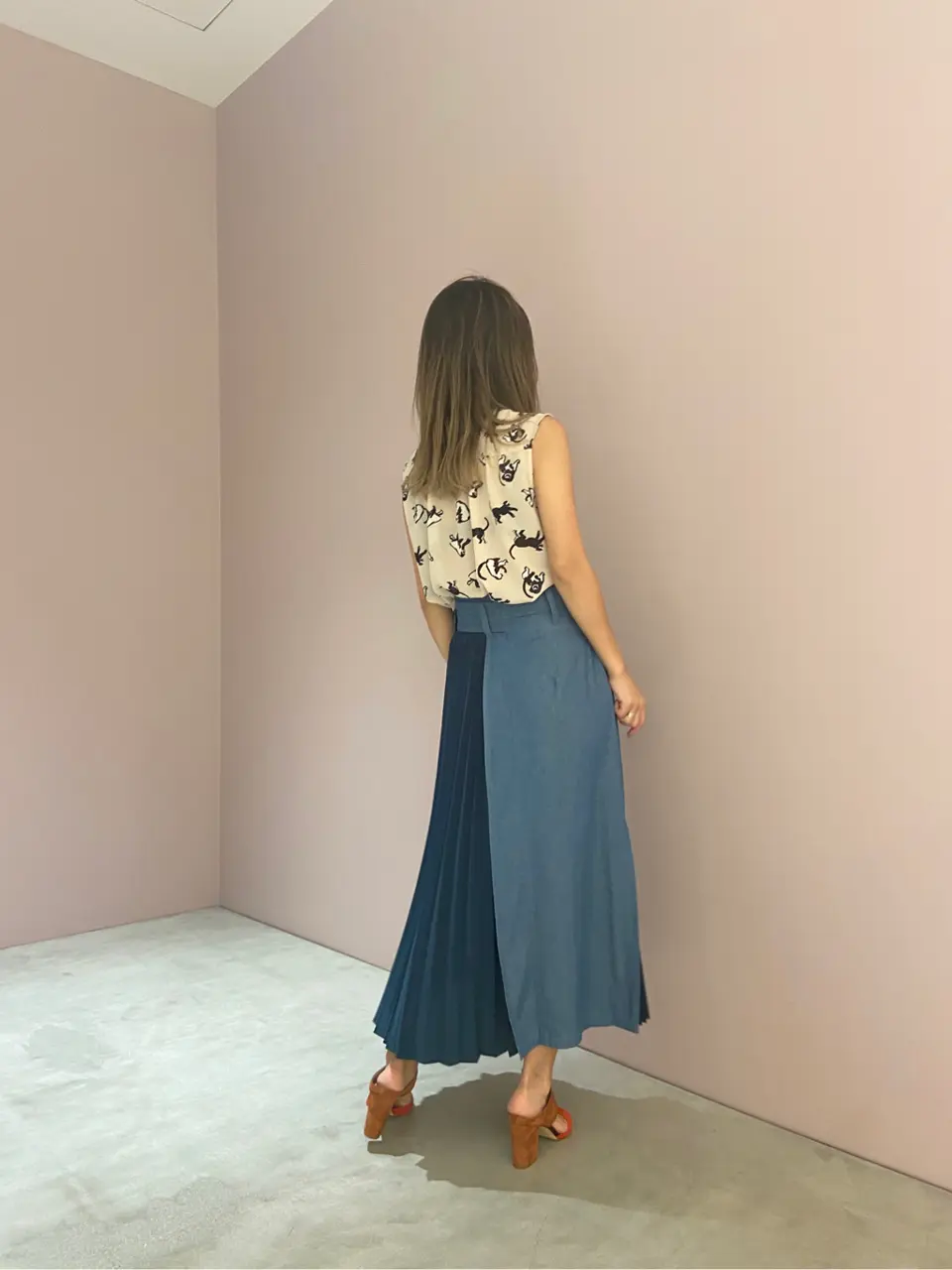 ORIGINATED IN GRACE CONTINENTAL yukimi yonee コーディネート画像