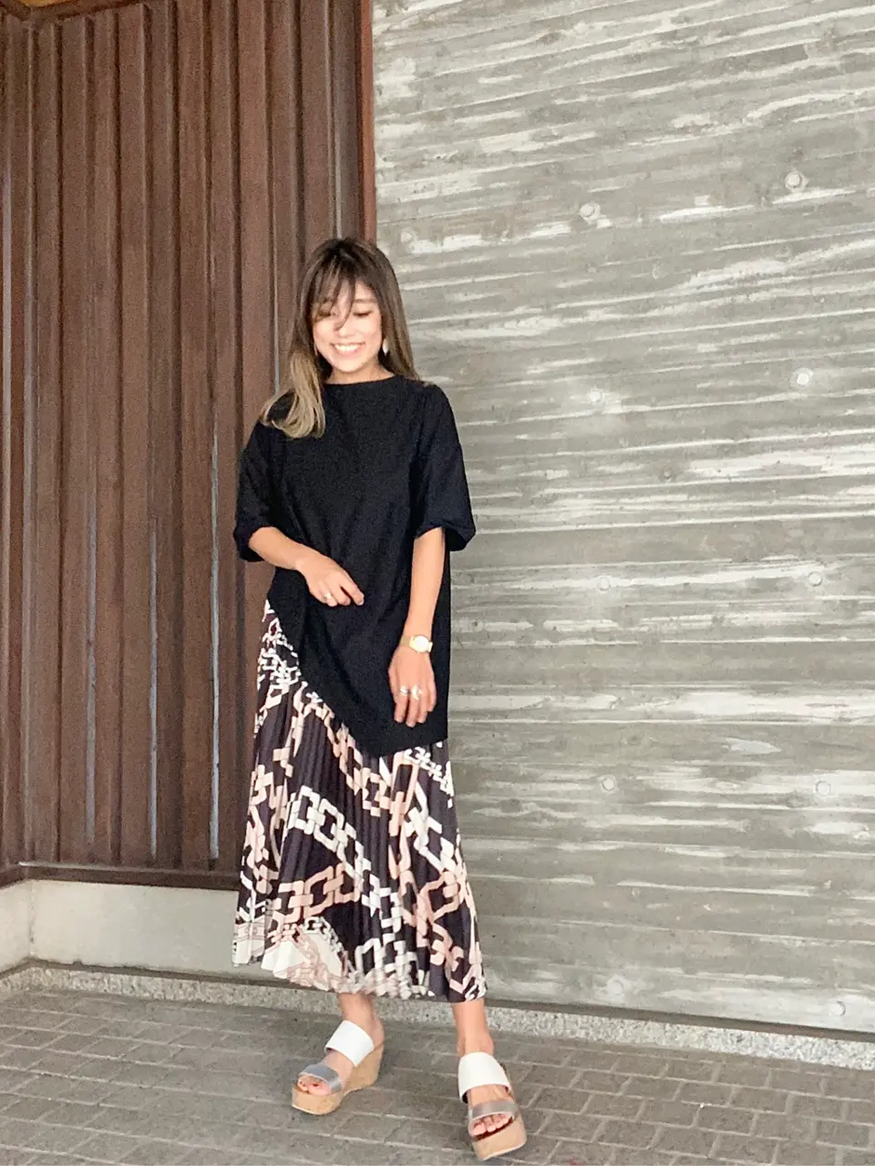 ORIGINATED IN GRACE CONTINENTAL yukimi yonee コーディネート画像