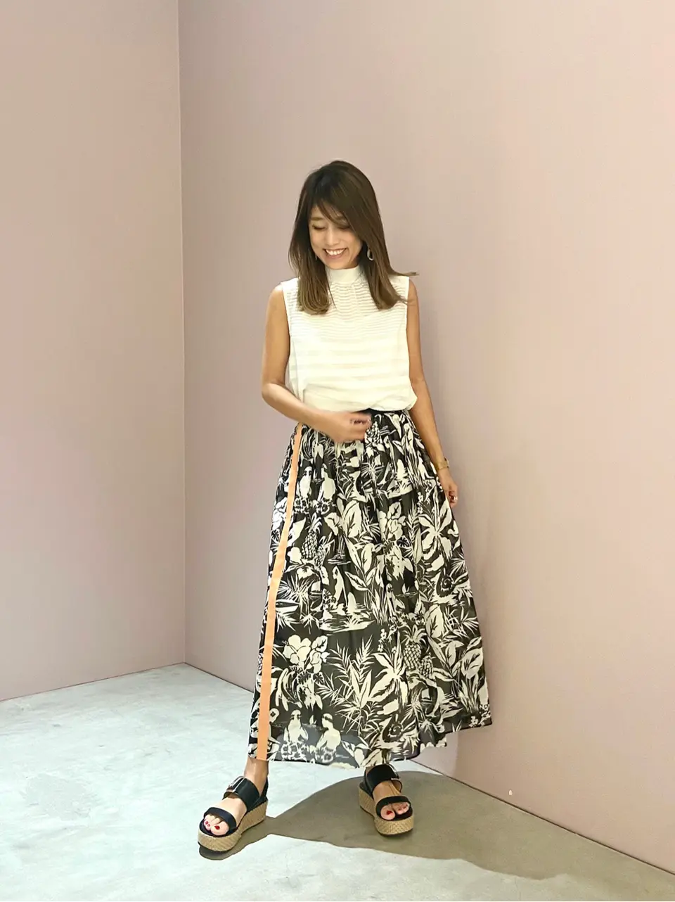 ORIGINATED IN GRACE CONTINENTAL yukimi yonee コーディネート画像