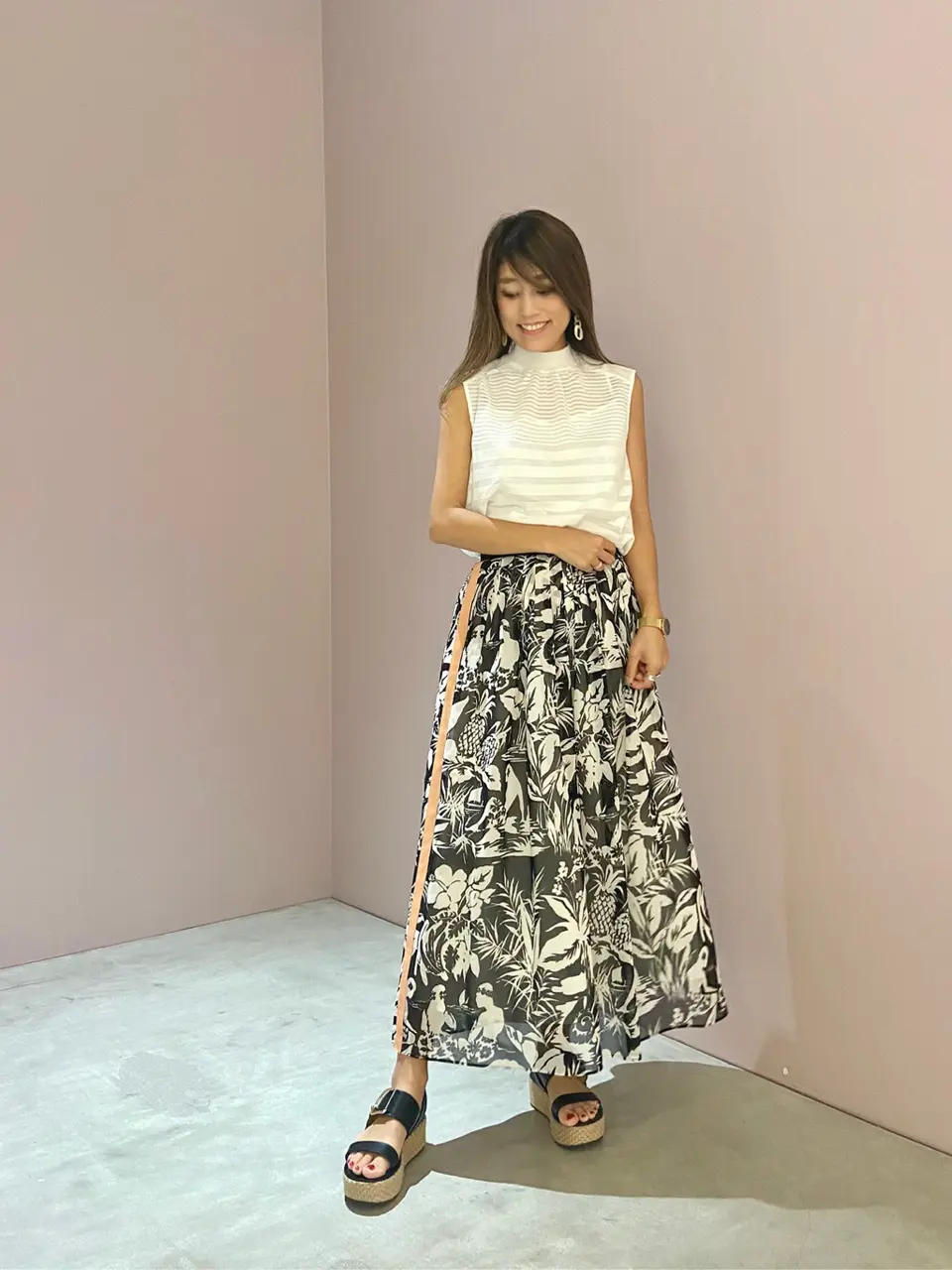 ORIGINATED IN GRACE CONTINENTAL yukimi yonee コーディネート画像