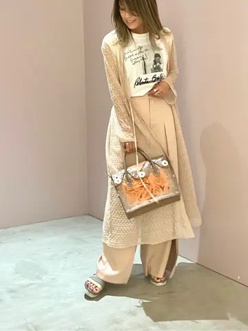 ORIGINATED IN GRACE CONTINENTAL yukimi yonee コーディネート画像