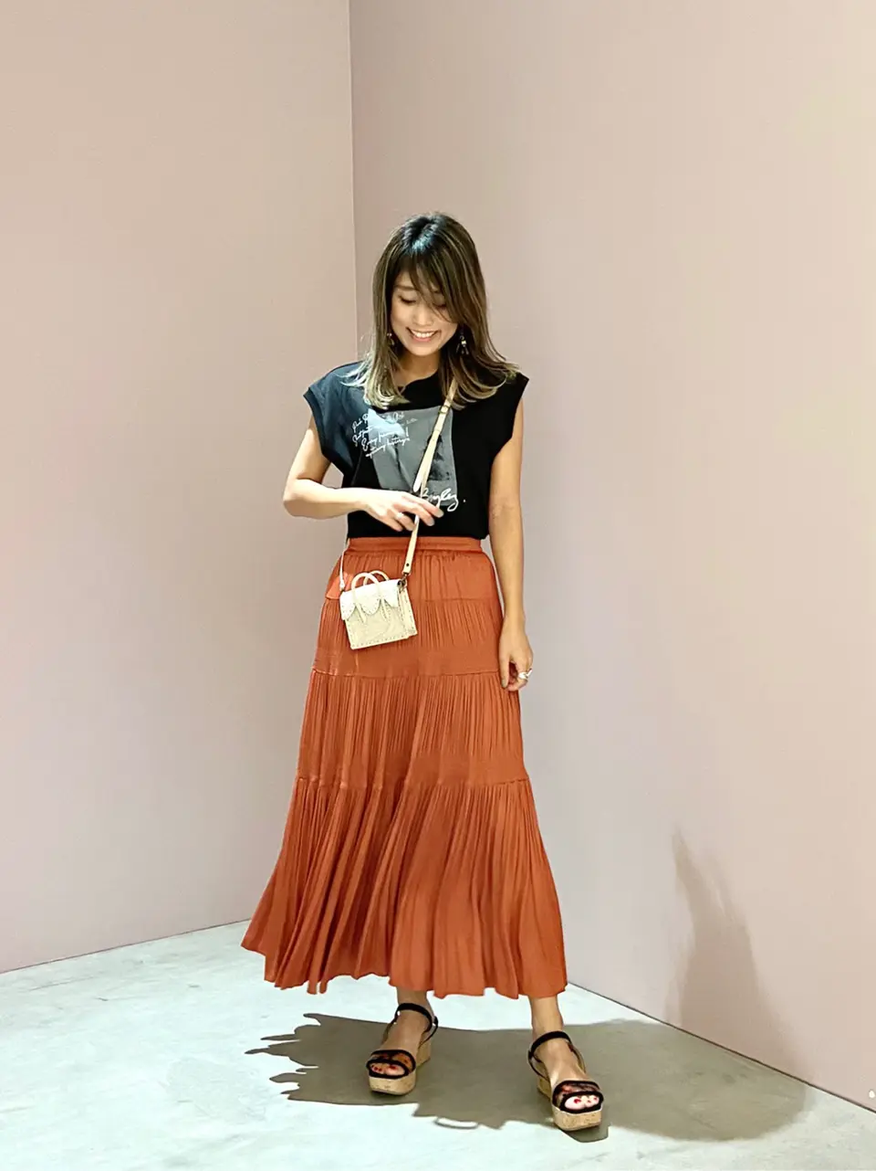 ORIGINATED IN GRACE CONTINENTAL yukimi yonee コーディネート画像