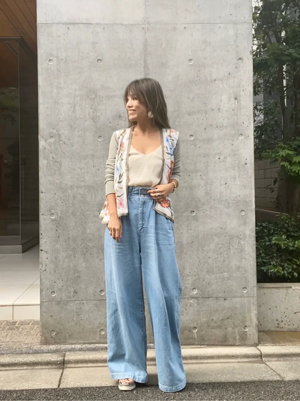 ORIGINATED IN GRACE CONTINENTAL yukimi yonee コーディネート画像