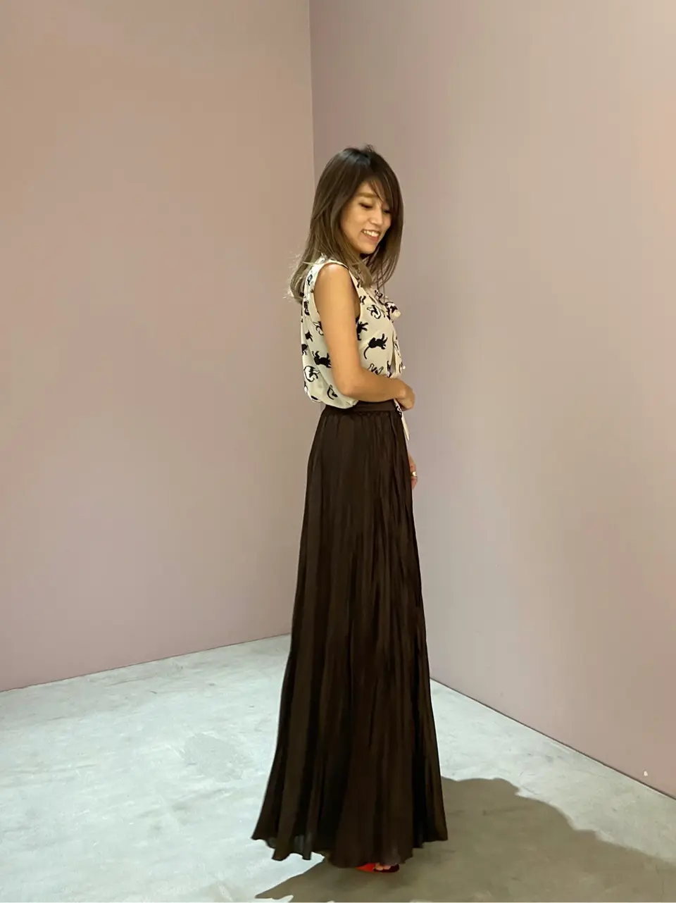 ORIGINATED IN GRACE CONTINENTAL yukimi yonee コーディネート画像