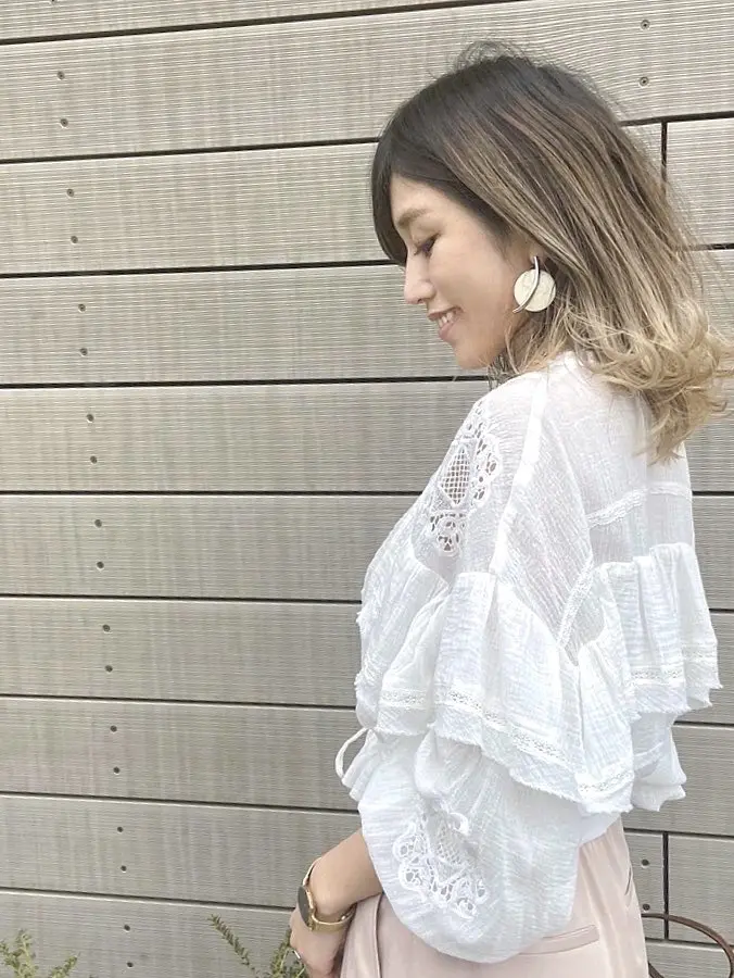 ORIGINATED IN GRACE CONTINENTAL yukimi yonee コーディネート画像