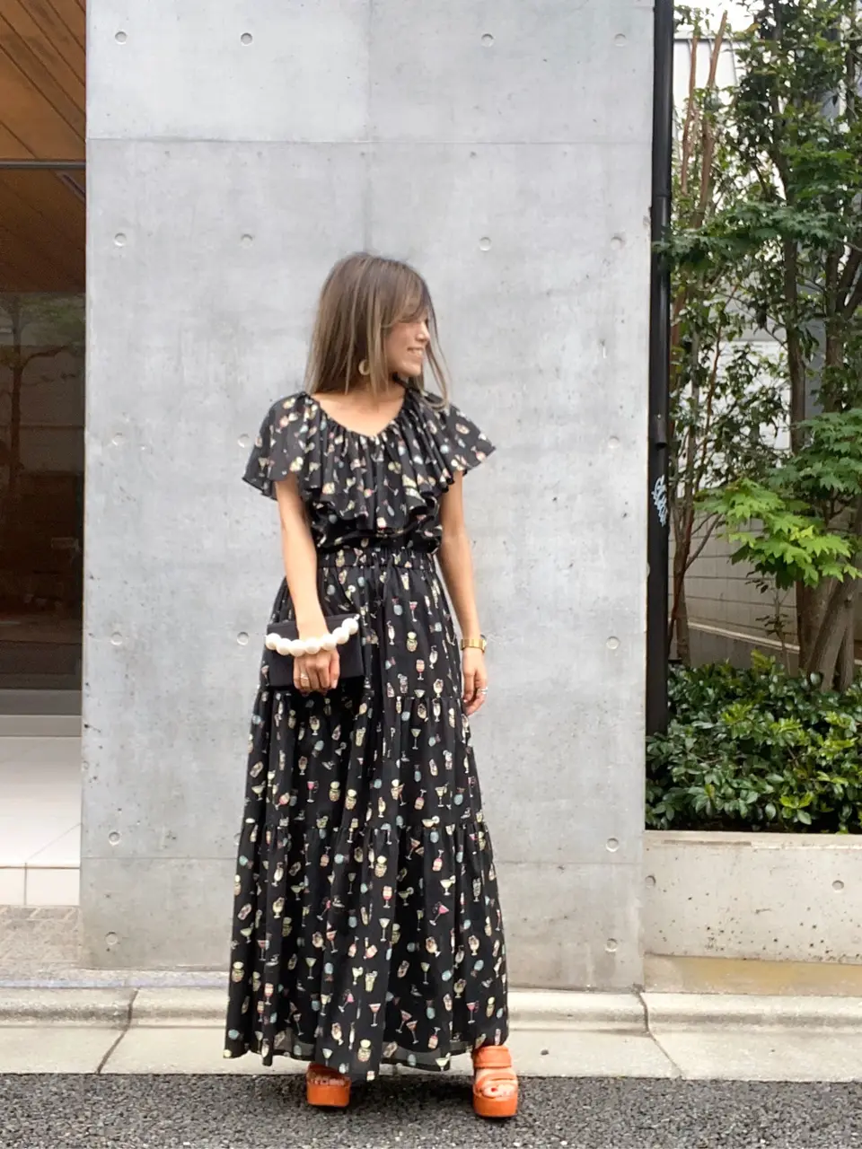 ORIGINATED IN GRACE CONTINENTAL yukimi yonee コーディネート画像