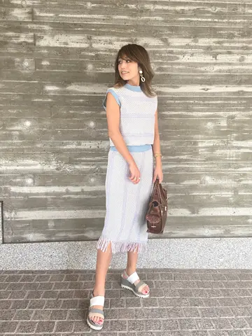 ORIGINATED IN GRACE CONTINENTAL yukimi yonee コーディネート画像