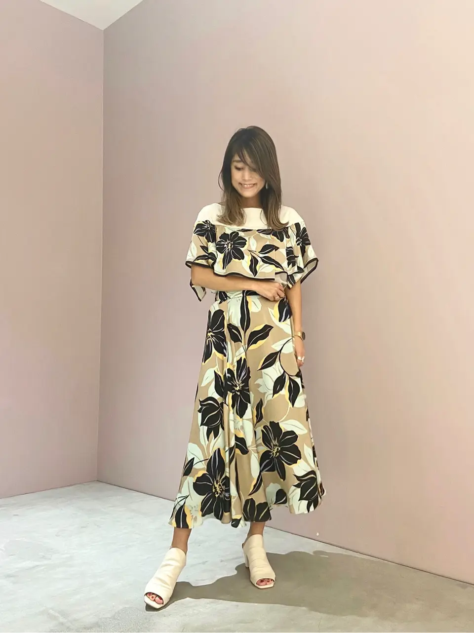 ORIGINATED IN GRACE CONTINENTAL yukimi yonee コーディネート画像