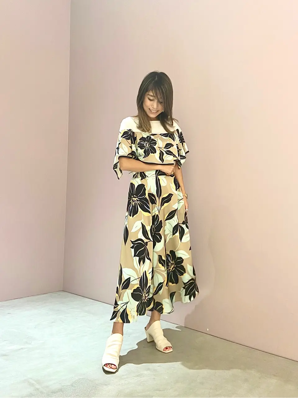 ORIGINATED IN GRACE CONTINENTAL yukimi yonee コーディネート画像